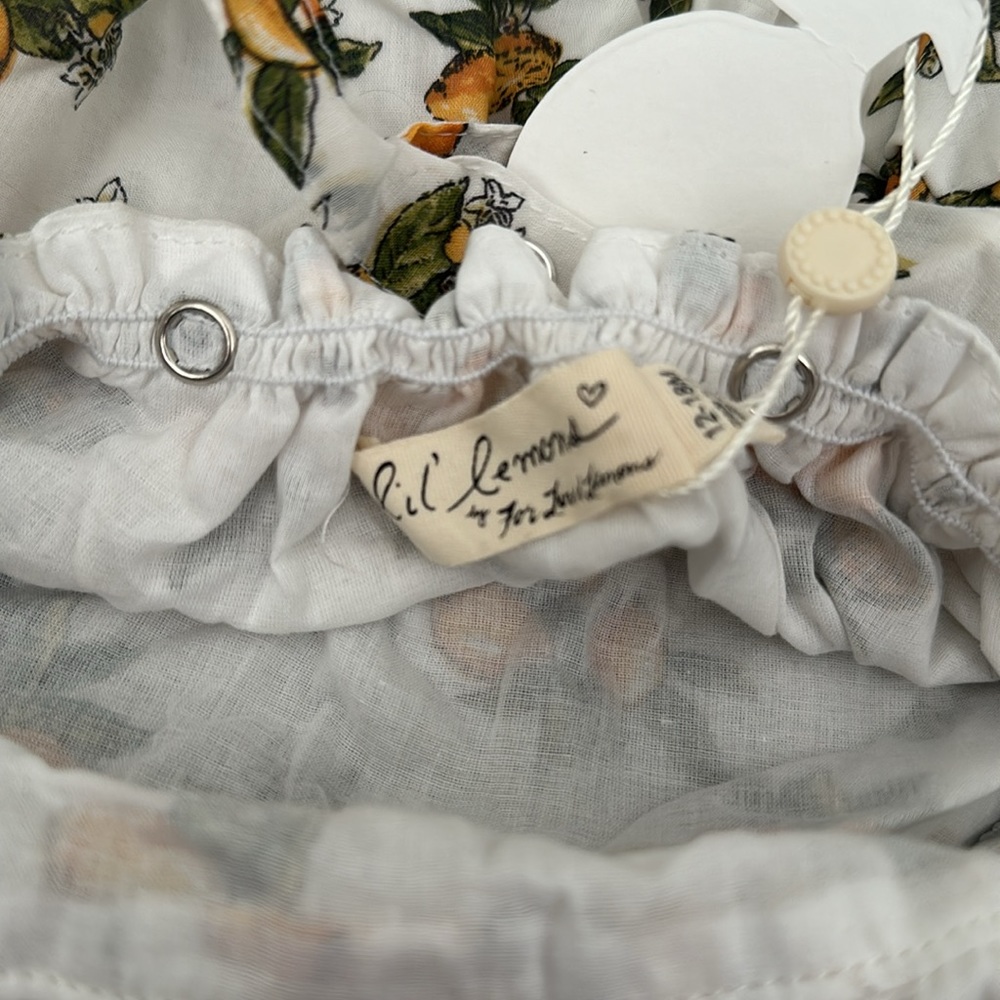 NWT lil lemons bloom bubble romper - Picture 6 of 6